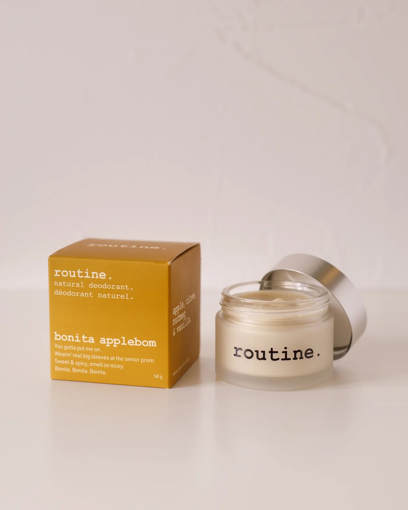 Natural Deodorant: Bonita Applebom (Jar)