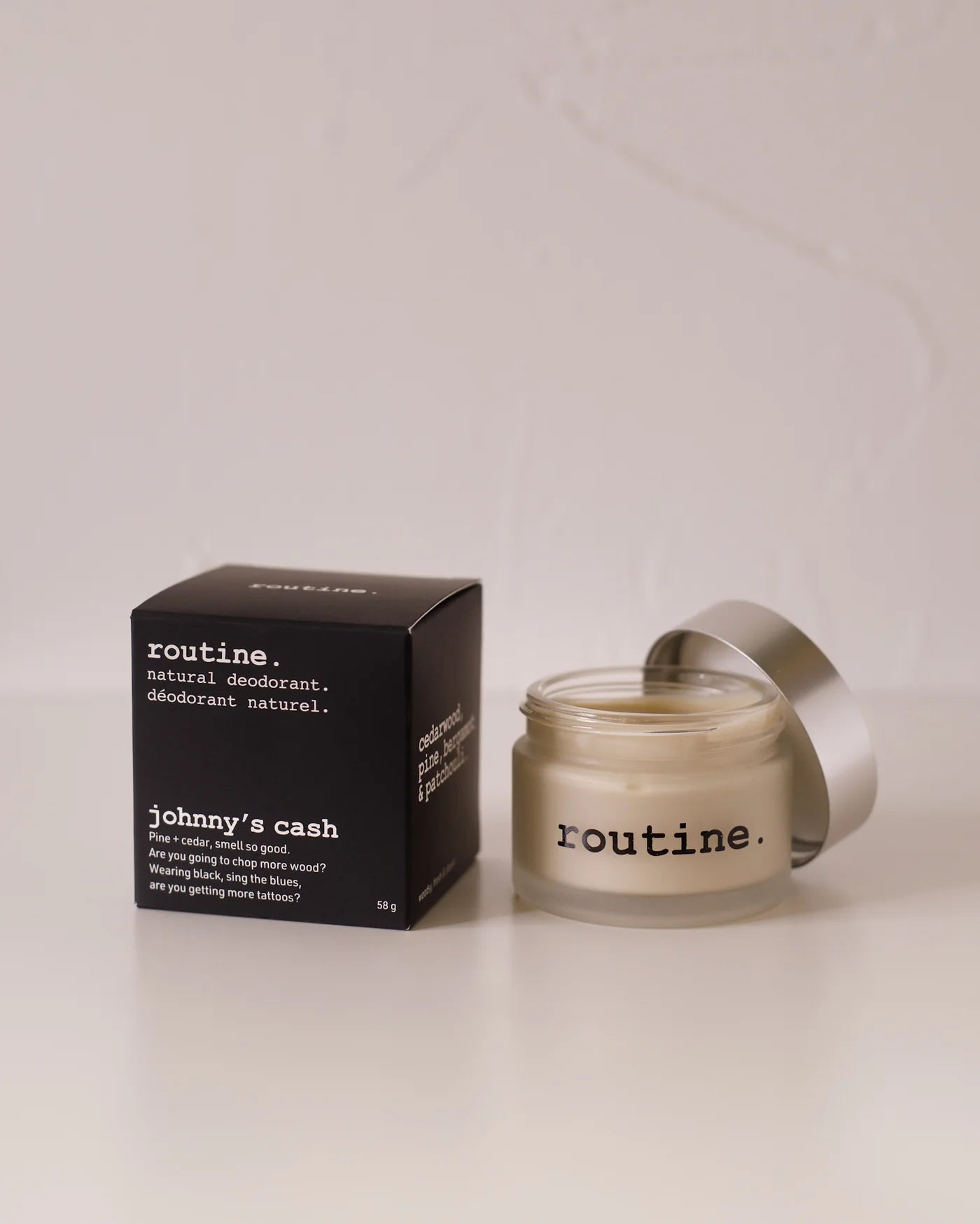 Natural Deodorant Mini Tester: Johnny's Cash
