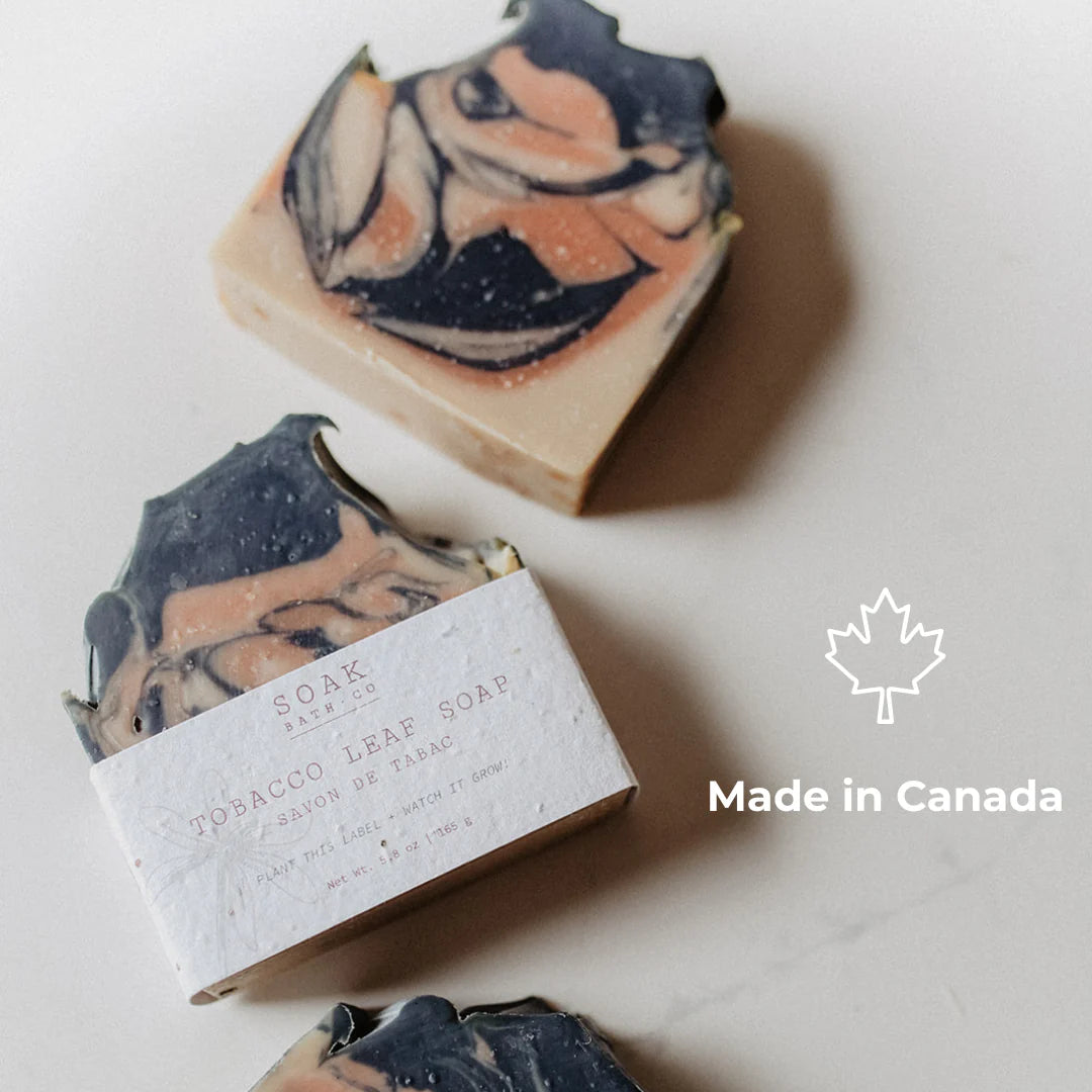 SOAK BATH CO - Tobacco Leaf Soap Bar