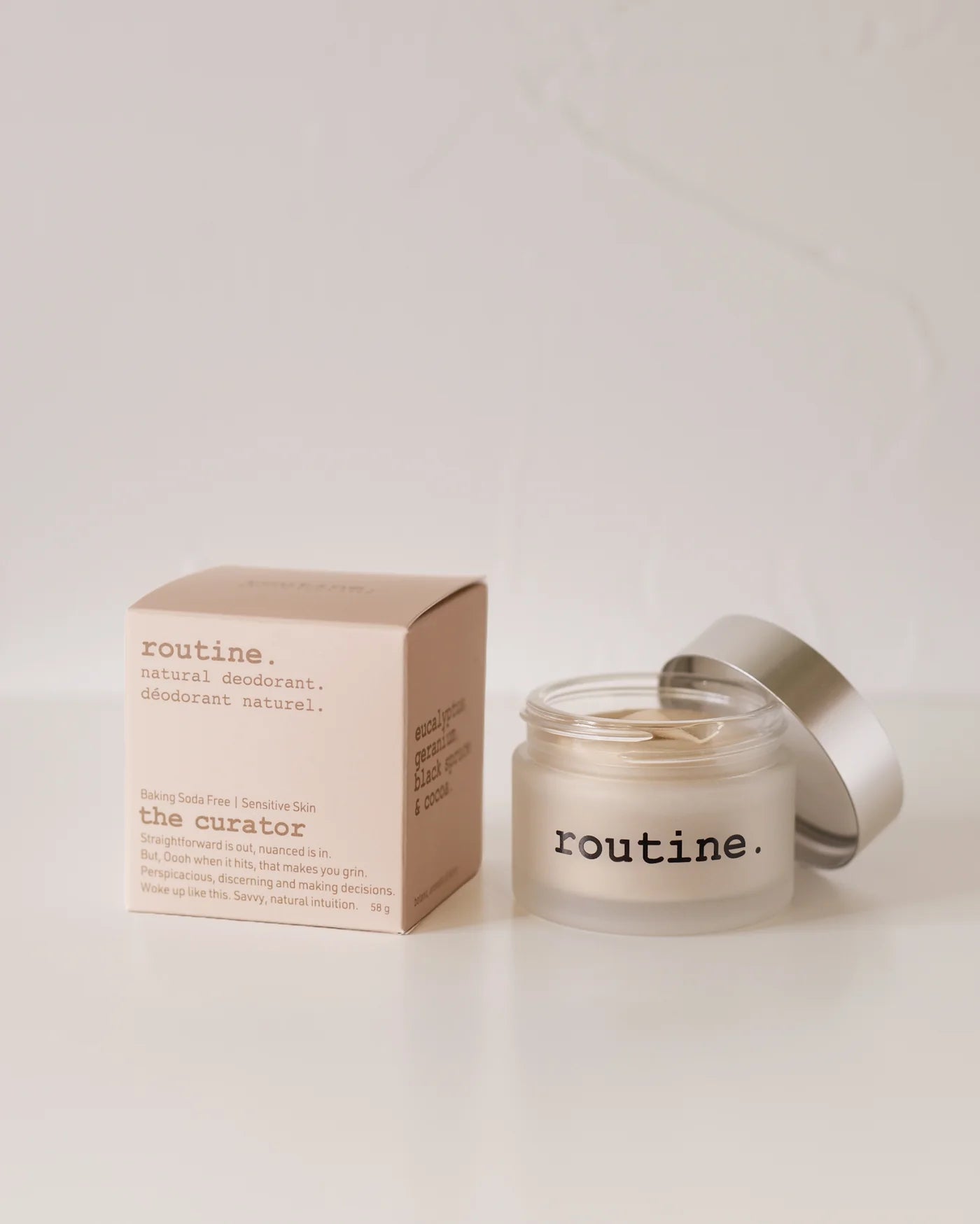 Natural Deodorant: The Curator (No Baking Soda)(Jar)