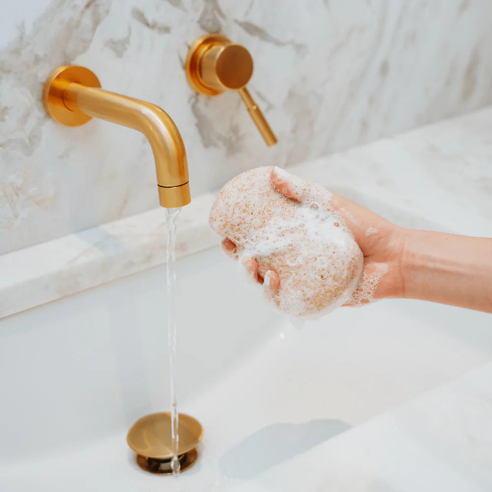 Konjac Walnut shell Exfoliation Body Sponge