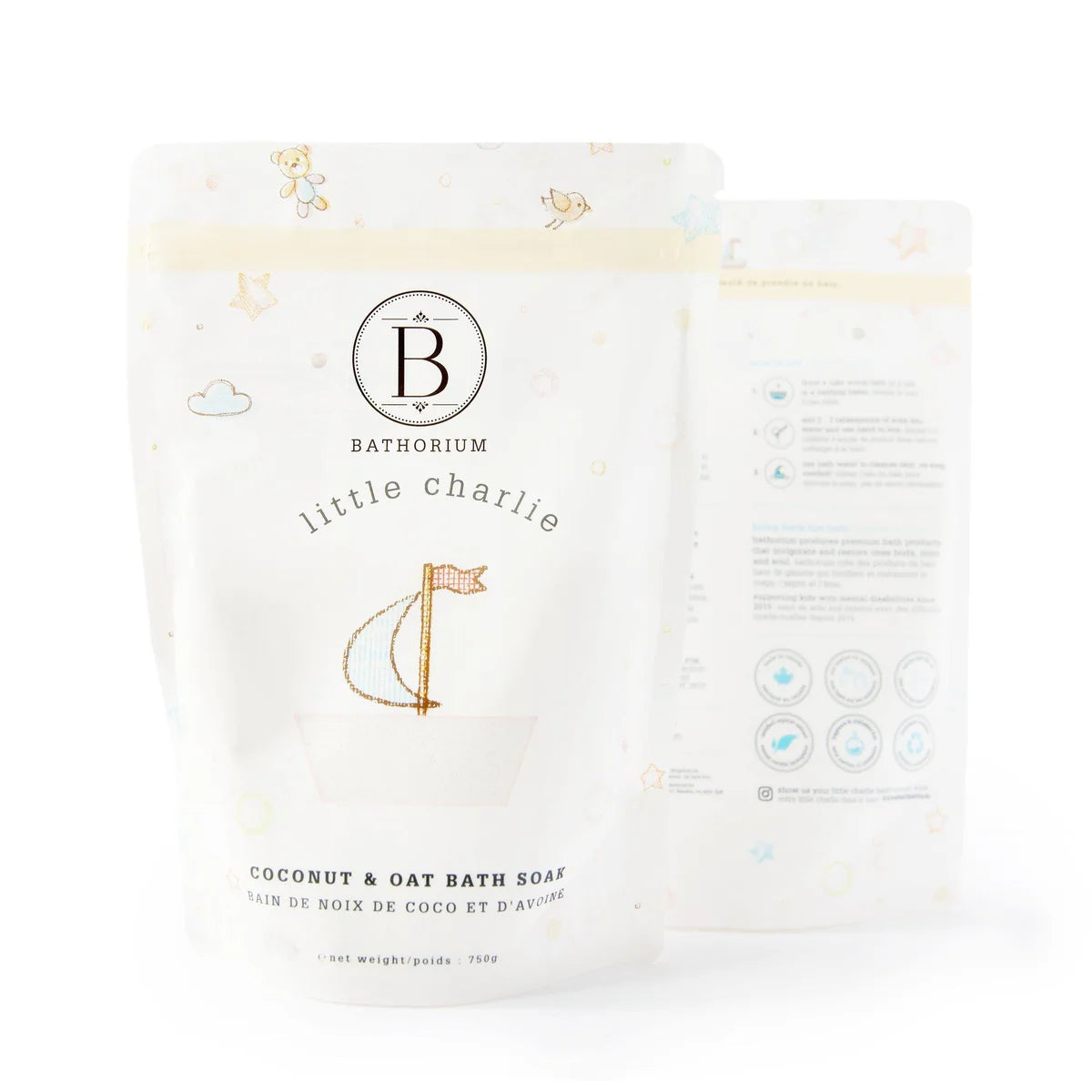 Bath Soak: Little Charlie (Coconut + Oat) 750g