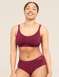 Boody Full Bust Wireless Bra in Plum