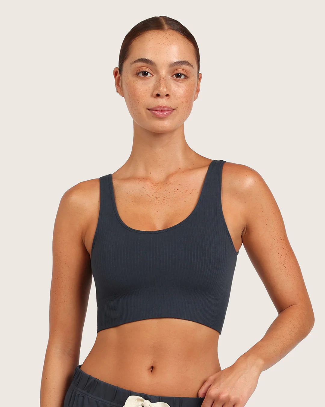 Ribbed Seamless Bra