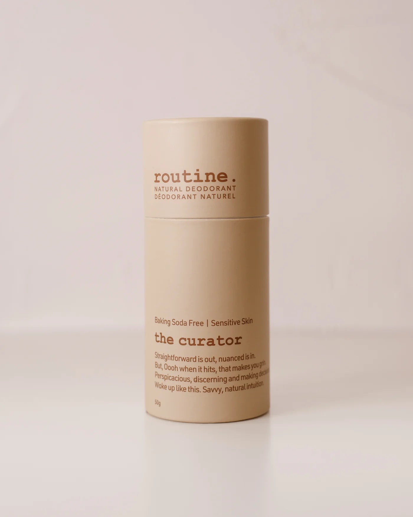 Natural Deodorant: The Curator (No Baking Soda) (Stick)