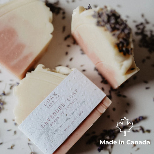 SOAK BATH CO - Lavender Soap Bar