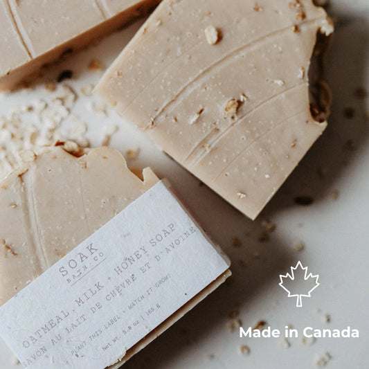 SOAK BATH CO - Oat+ Milk+ Honey Soap Bar