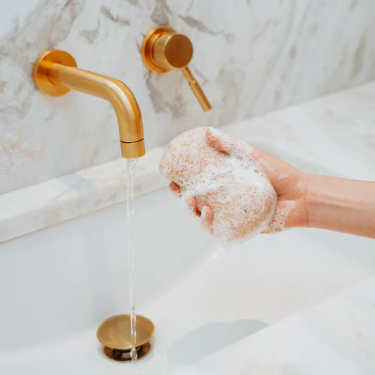 Konjac Walnut shell Exfoliation Body Sponge
