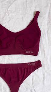 Boody Full Bust Wireless Bra in Plum