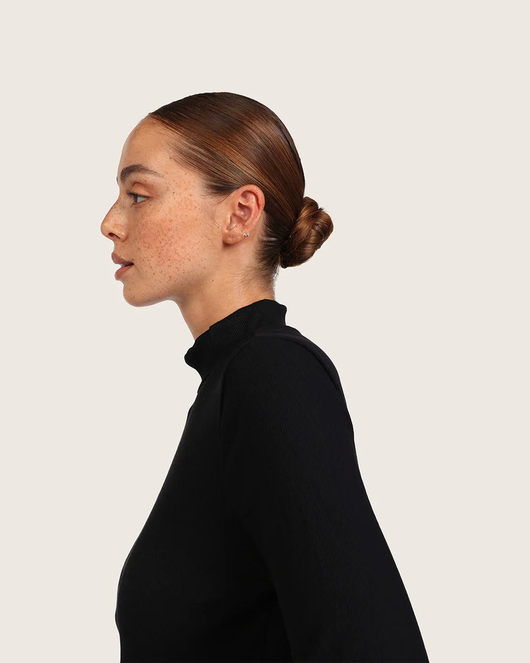 Boody Women's Ribbed Turtleneck Top