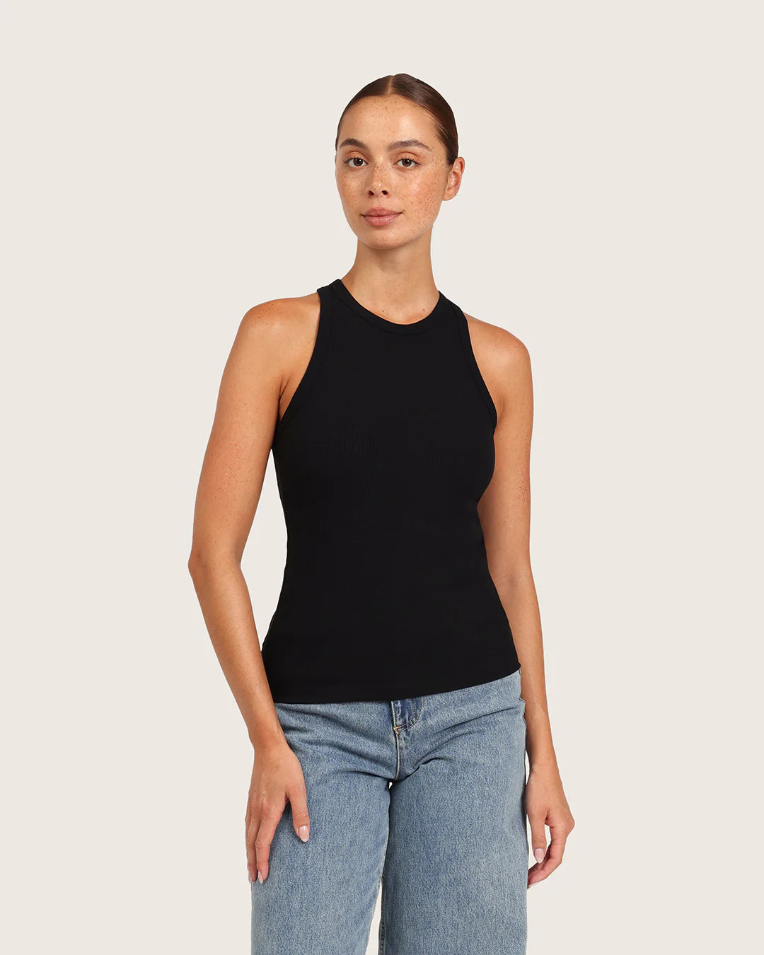 Boody Womens Ribbed Racerback Tank