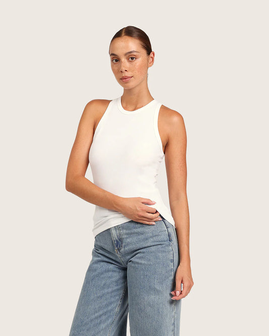 Boody Womens Ribbed Racerback Tank