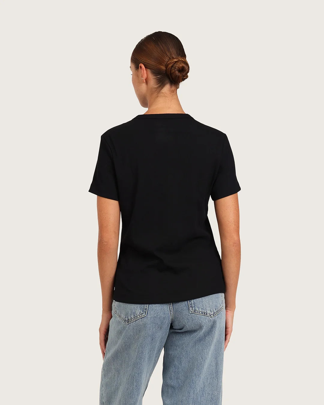 Boody Women's Ribbed Crew Neck