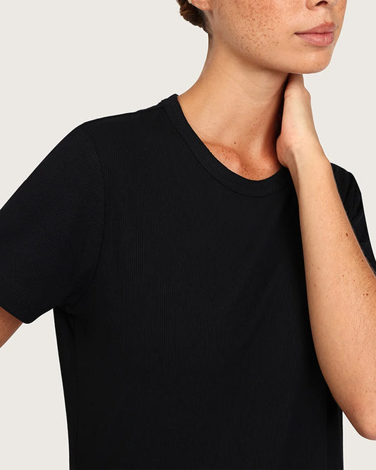 Boody Women's Ribbed Crew Neck