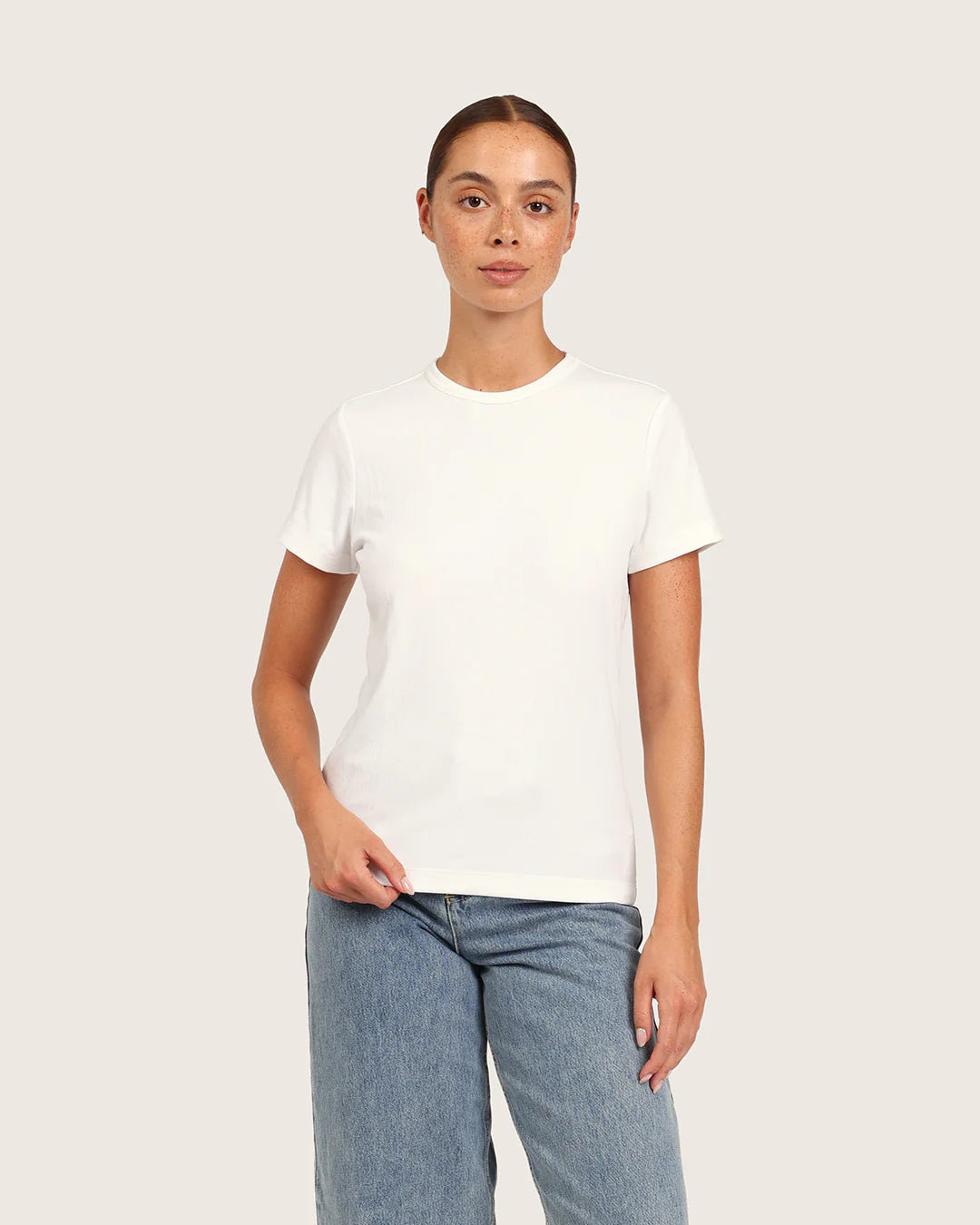 Boody Women's Ribbed Crew Neck