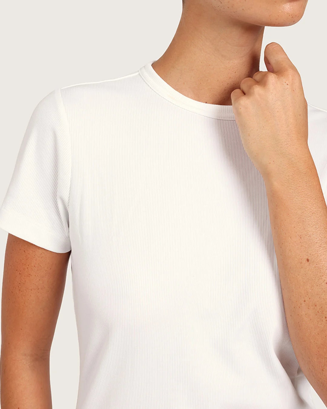 Boody Women's Ribbed Crew Neck