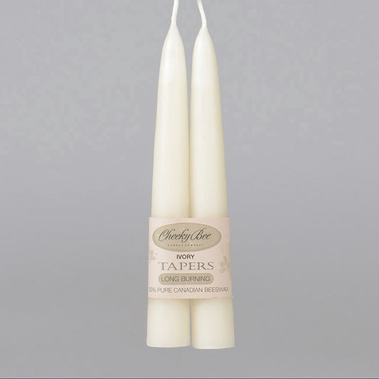 Cheeky Bee Candle 6" Ivory Tapers