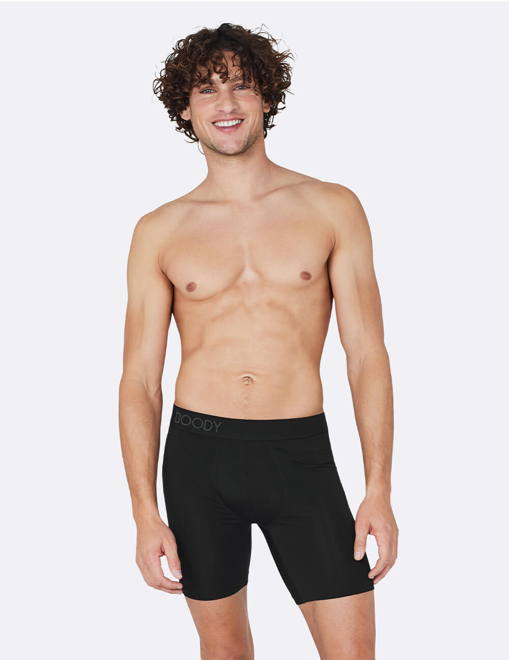 Boody Men's Everyday Boxers (Black M)